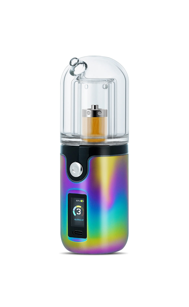 FLOR FURORA ×3 ZOORAA Fluora Portable Dry Herb Combustor - Rainbow – zooraa