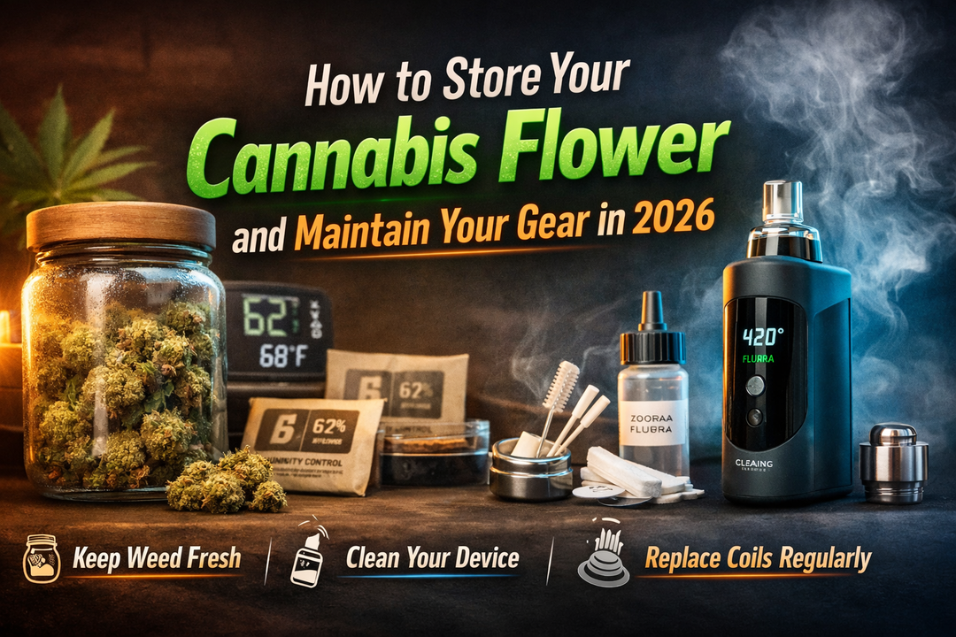 How to Store Your Cannabis Flower and Maintain Your Gear in 2026