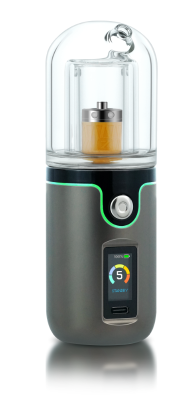 ZOORAA Fluora Portable Dry Herb Vaporizer - Gunmetal