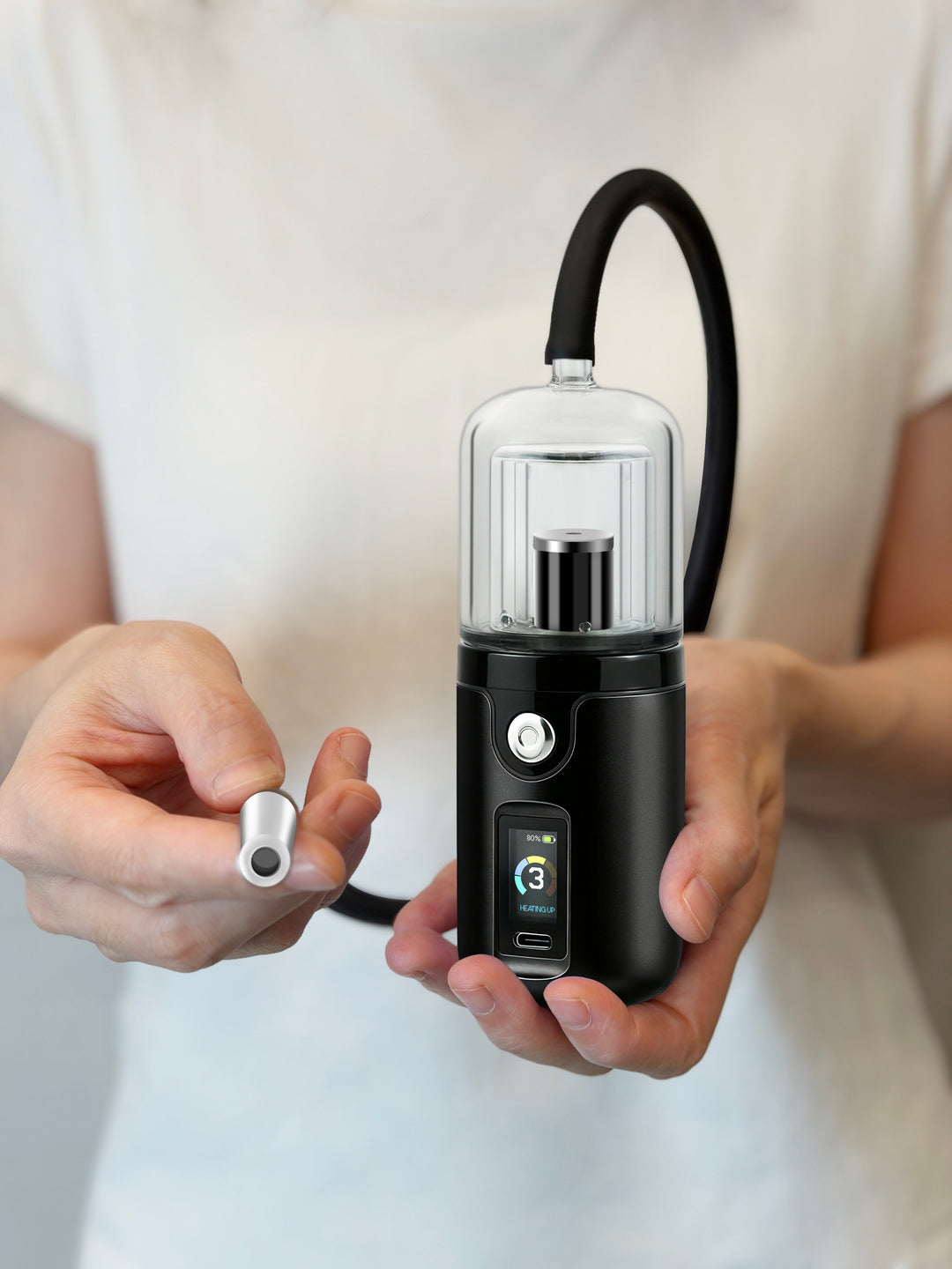 ZOORAA Rivo Portable Dry Herb Combustor - Black